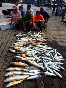 Happy Customers with their catch